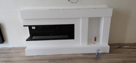 Угловой встраиваемый биокамин Firezo L'angolo Destro 600